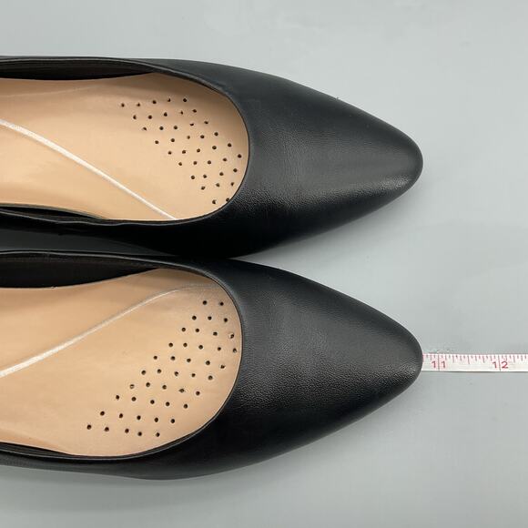 NEW Easy Spirit Women Caldise Leather Low Heel Dress Pumps Black Size 9M - Picture 8 of 11